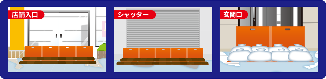 止水板使用イメージ