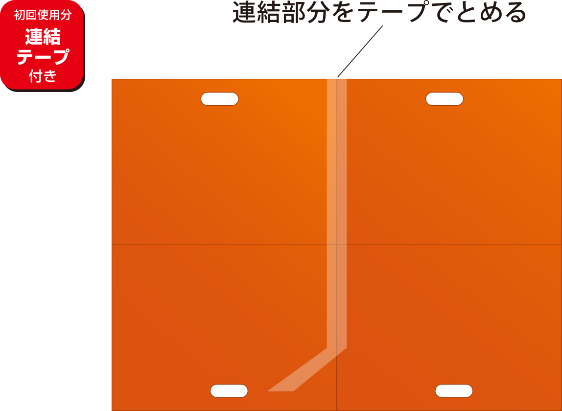 簡易止水板設置方法STEP1